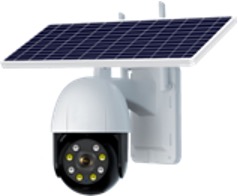 Dual Lens Network Solar Battery Camera