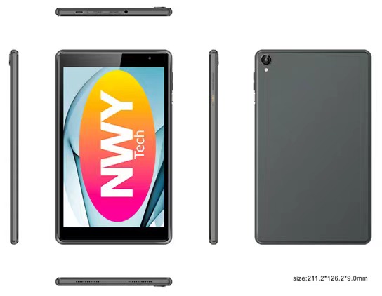 8 inch 3g 4g tablet with 1280*800 IPS screen nwy801